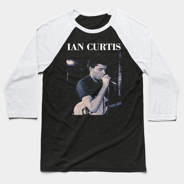 Ian Curtis Baseball T-Shirt by Popstars